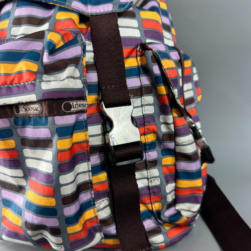 LeSportsac Multicolor Large Nylon Backpack - Picture 3 of 15